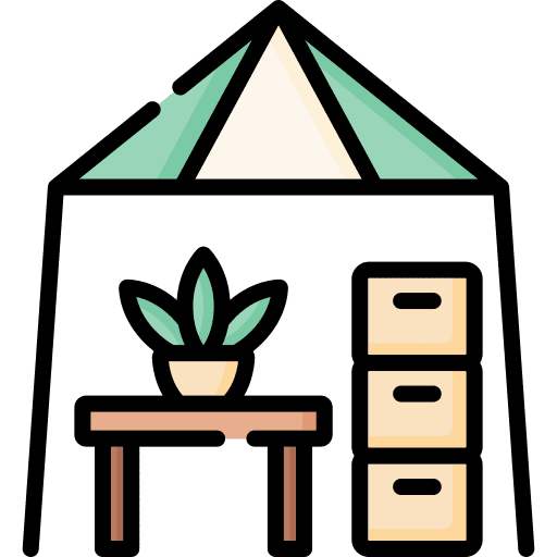 Home decor stall home market icon