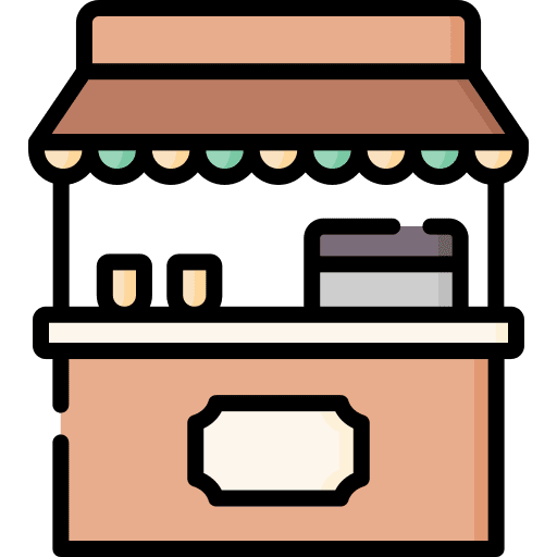 Store coffee shop shop food stall icon Store coffee shop shop food stall icon