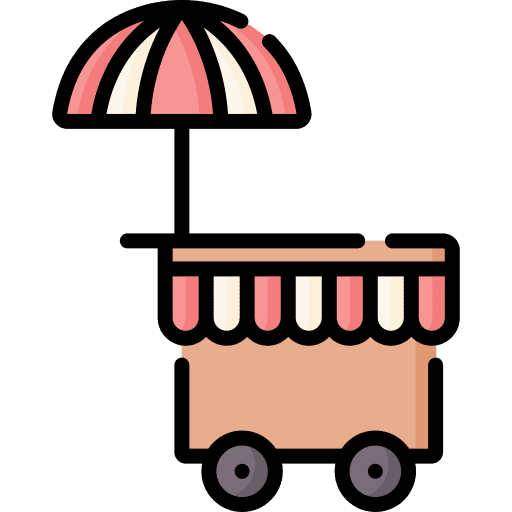 Food cart street food food stall food cart icon Food cart street food food stall food cart icon