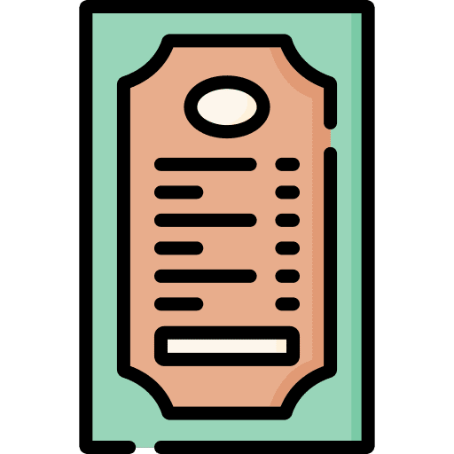 Menu bar fast food food icon Menu bar fast food food icon
