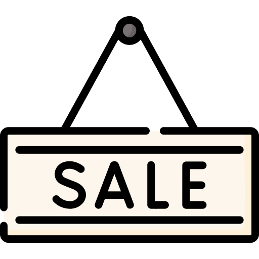 Sale signage sign shop icon Sale signage sign shop icon