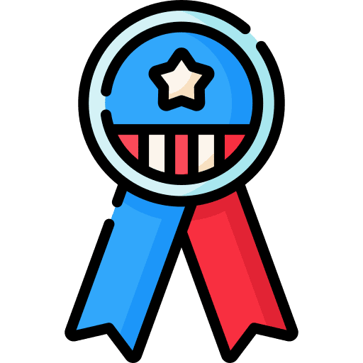 Badge independence day reward award icon Badge independence day reward award icon