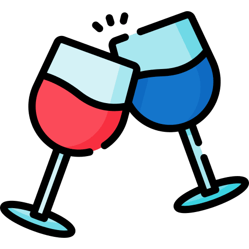 Glasses food and restaurant party alcohol icon Glasses food and restaurant party alcohol icon