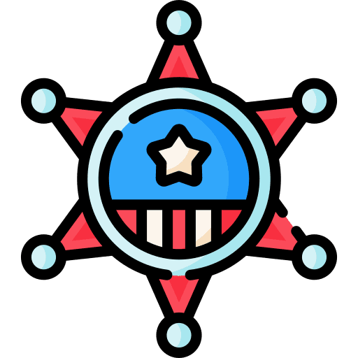 Badge pin democracy badge icon Badge pin democracy badge icon