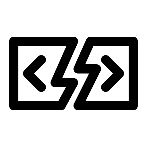 Disruption software system seo and web icon
