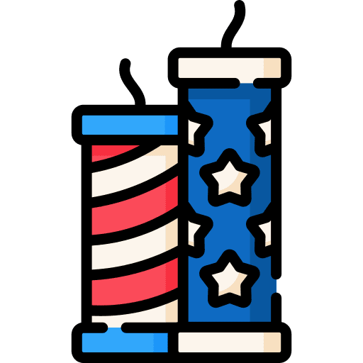 Fireworks celebration firework rocket icon Fireworks celebration firework rocket icon