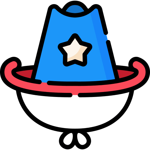 Hat costume cowboy hat icon Hat costume cowboy hat icon