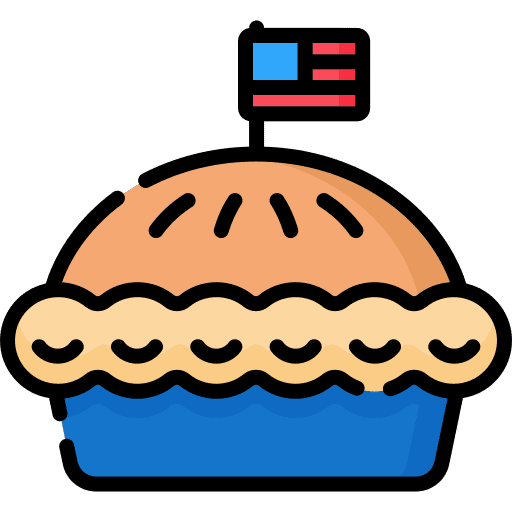 Pie cooking pie usa icon Pie cooking pie usa icon