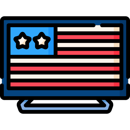 Tv electronics independence day communications icon Tv electronics independence day communications icon