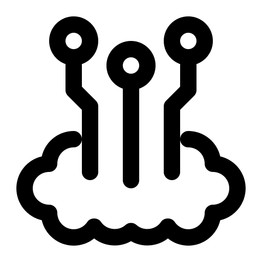 Artificial intelligence artificial intelligence ai system icon