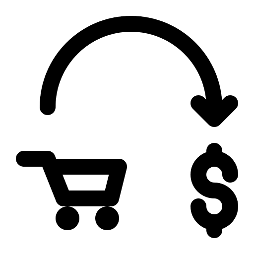 Business system lifecycle information icon Business system lifecycle information icon