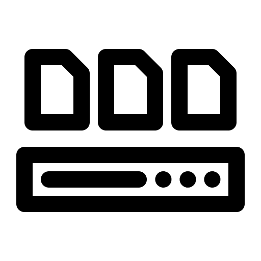 Database database technology information icon Database database technology information icon
