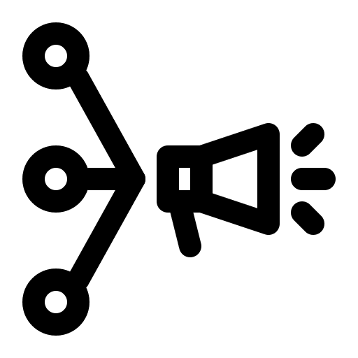 Marketing marketing system information icon Marketing marketing system information icon