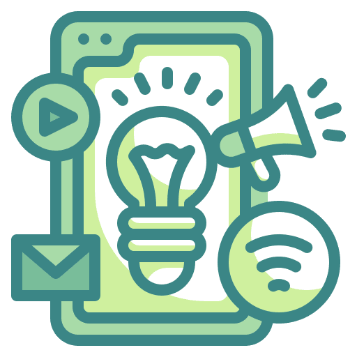 Idea advertisement megaphone online icon Idea advertisement megaphone online icon