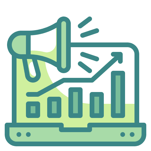 Laptop laptop statistics business icon