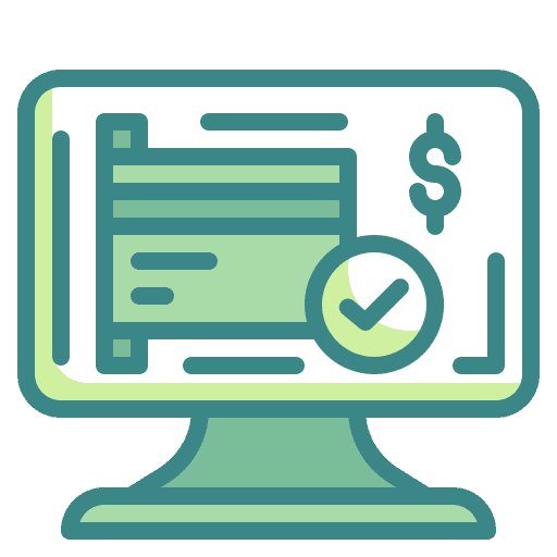 Online payment verified online payment ecommerce icon Online payment verified online payment ecommerce icon