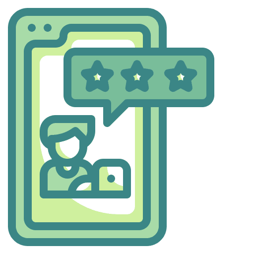 Feedback marketing review star icon Feedback marketing review star icon