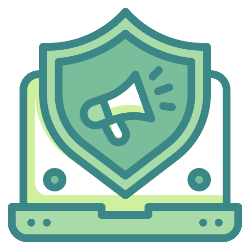 Security security megaphone computer icon Security security megaphone computer icon