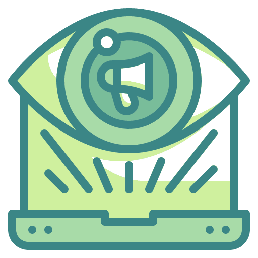 Vision megaphone advertising ui icon Vision megaphone advertising ui icon