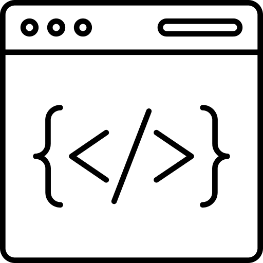 Web coding ui web programming web coding icon Web coding ui web programming web coding icon