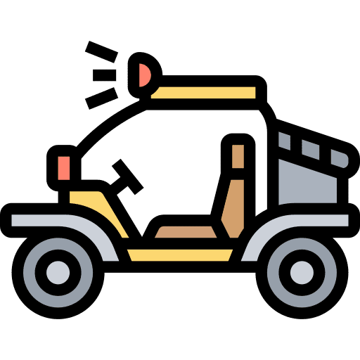 Buggy transport car transportation icon