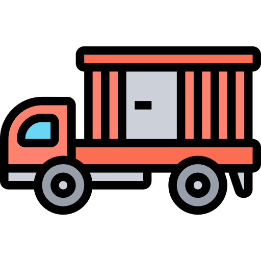 Delivery truck vehicle cargo truck transportation icon Delivery truck vehicle cargo truck transportation icon