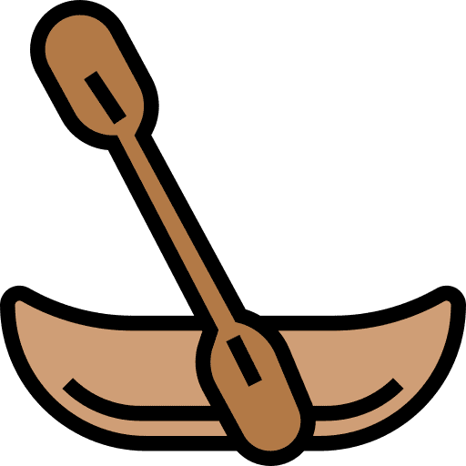 Canoe transportation boat vehicle icon Canoe transportation boat vehicle icon