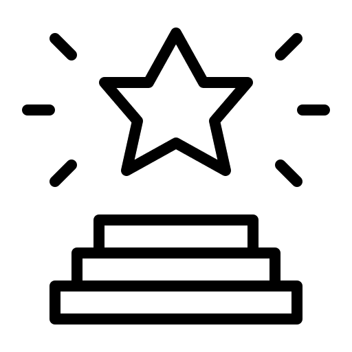 Success sports and competition first success icon