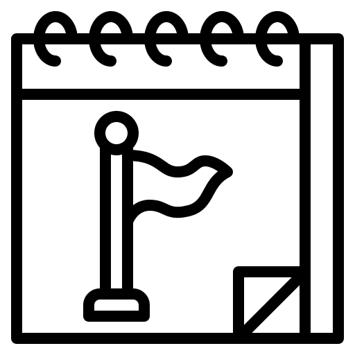 Timeline successful achievement time and date icon Timeline successful achievement time and date icon