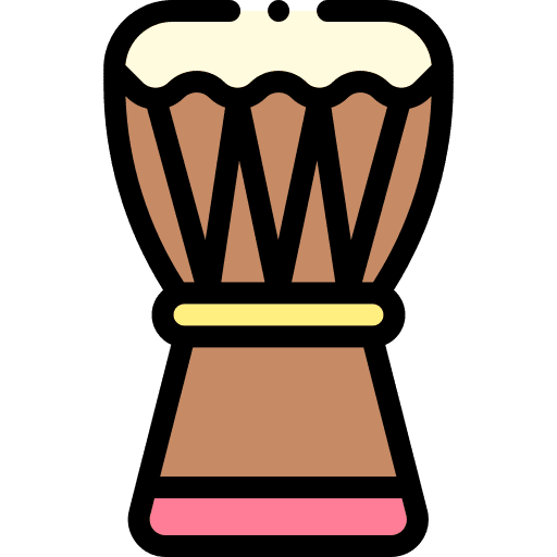 Drum cultures musical instrument african icon Drum cultures musical instrument african icon