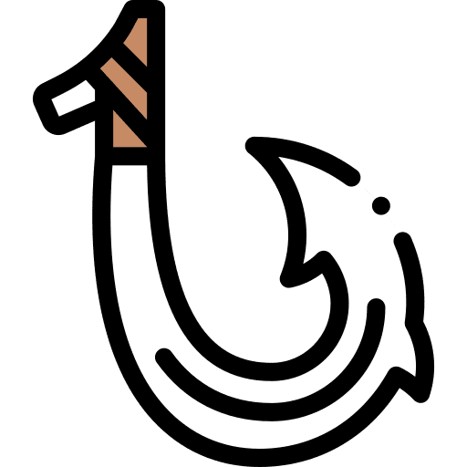 Fish hook hobbies and free time fishing tool fishing equipment icon