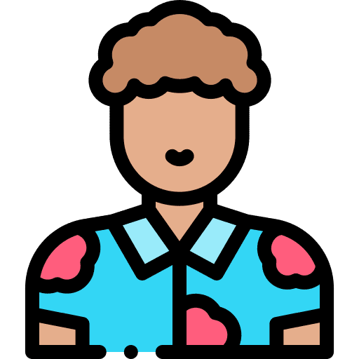 Man hawaiian shirt hawaii summer icon Man hawaiian shirt hawaii summer icon