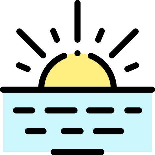 Sunrise sun sunset nature icon Sunrise sun sunset nature icon
