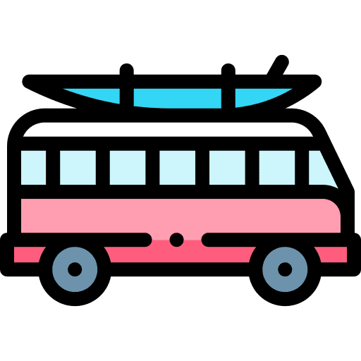 Van road trip automobile van icon Van road trip automobile van icon