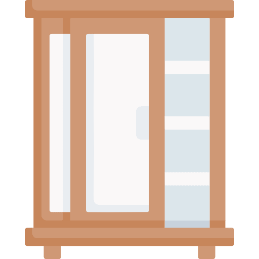 Closet wardrobe sideboard furniture and household icon