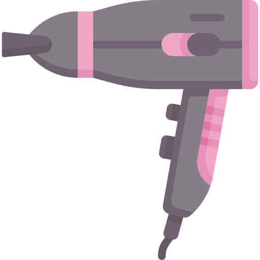 Hairdryer salon hair treatment hair dryers icon