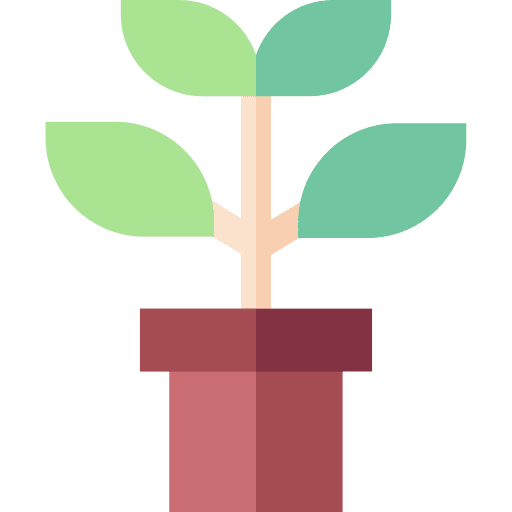 Plant pot nature botanical farming and gardening icon Plant pot nature botanical farming and gardening icon