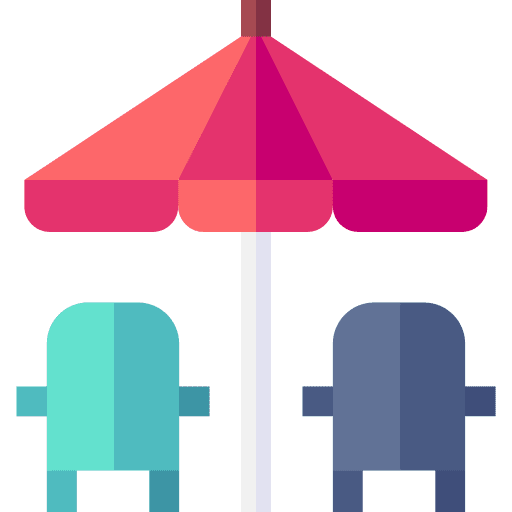 Sunbathing vacations beach umbrella holidays icon Sunbathing vacations beach umbrella holidays icon