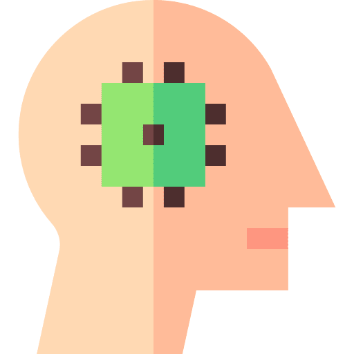 Chip tech chip science icon