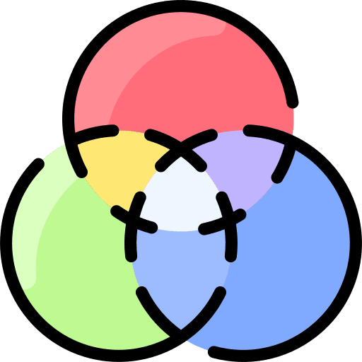 Rgb graphic design ui color palette icon