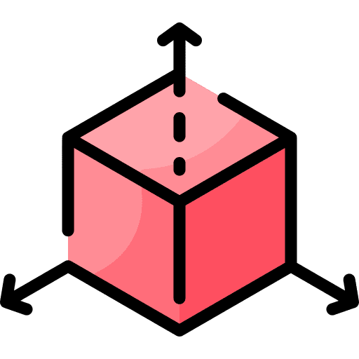 Cube cube 3d graphic design icon