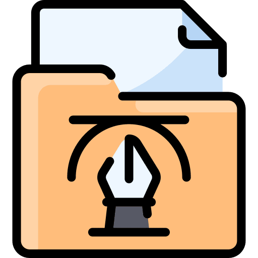 Folder vector document file icon