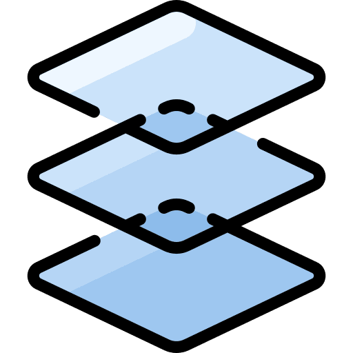 Layers graphic design art and design graphic tool icon