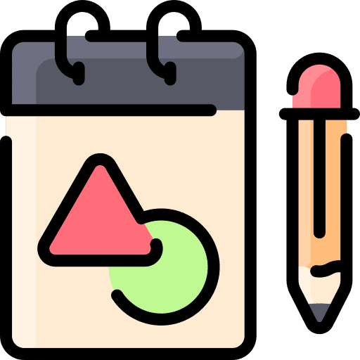 Sketch notebook draw sketchbook icon