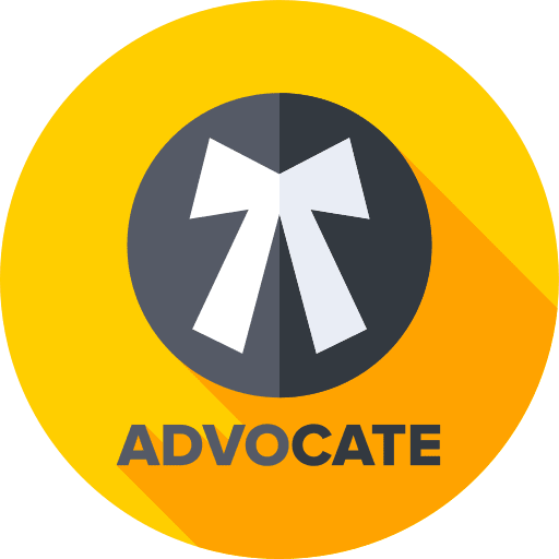 Advocate advocacy advocate justice icon