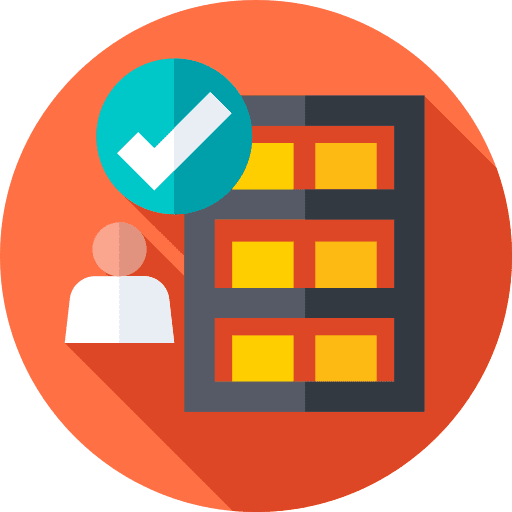 Assortment stock inventory shipping and delivery icon