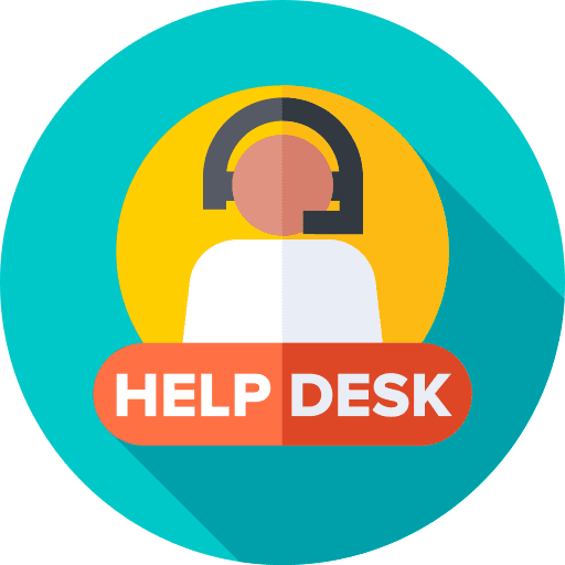 Help desk avatar customer service user icon