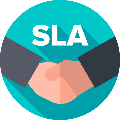 Sla management efficiency deal icon
