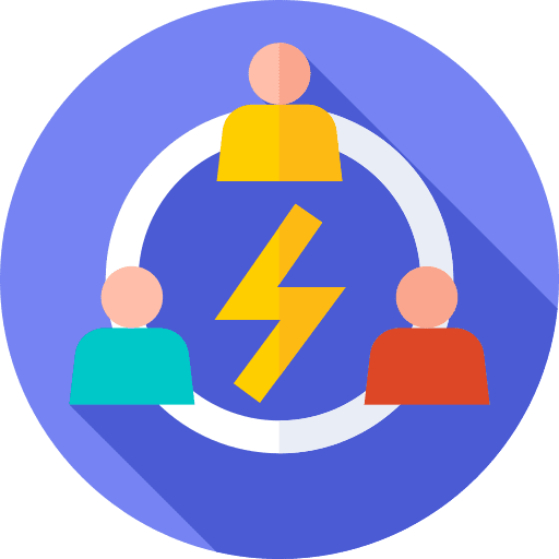 Third party third party organization manager icon