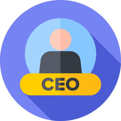 Ceo avatar success worker icon